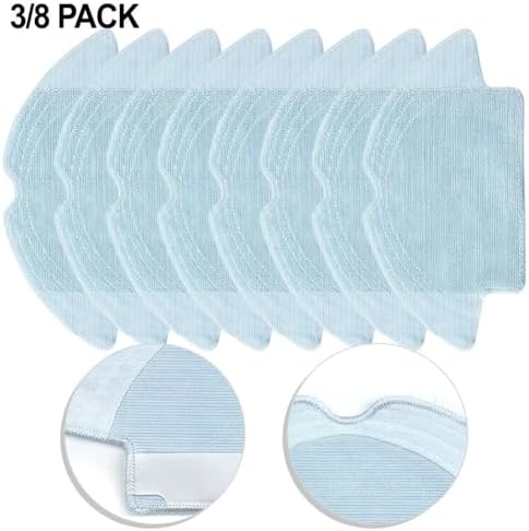 Marebm Mop Cloth Pads Replacement for BObsweep Pet Hair Robot Vacuum 1