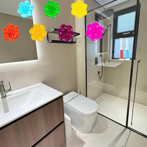7 Scent Toilet Gel Cleaner with Cute Flower Stamps 98 Count