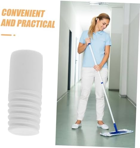 20pcs Durable Threaded Broom Handle Tips for Mopping