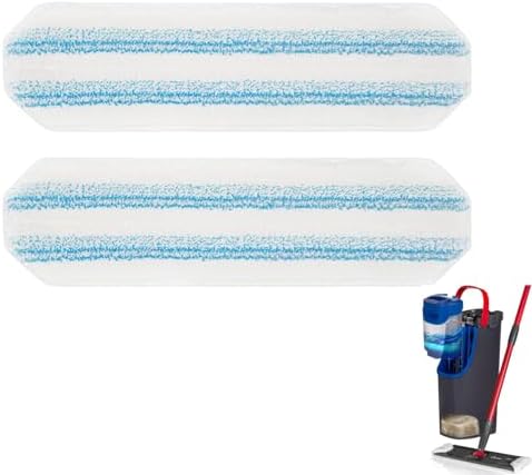 Rinakou 2 Pack Reusable Mop Pads for H2prO System