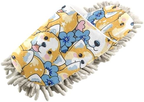 Zhirexin Mop Slippers for Men Women with Soft Microfiber