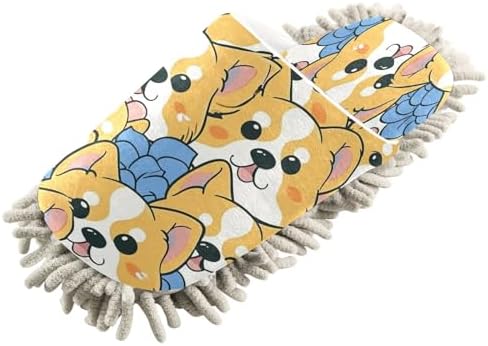 Zhirexin Microfiber Mop Slippers for House Cleaning 1