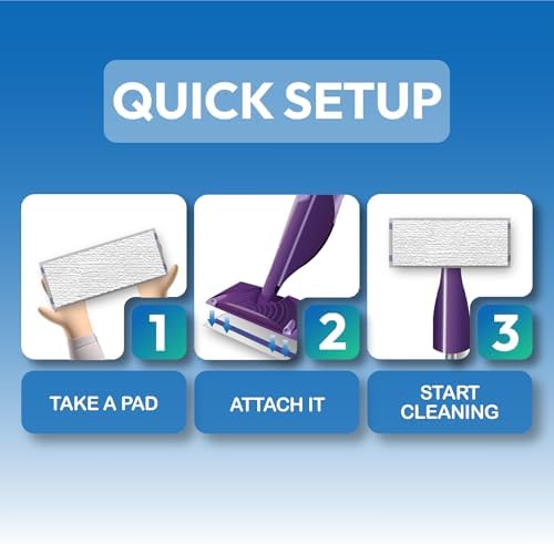 40 Count Swiffer WetJet Mopping Pad Refills - Thick Durable