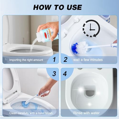 Rednow Splash Foam Toilet Cleaner 2pcs 1