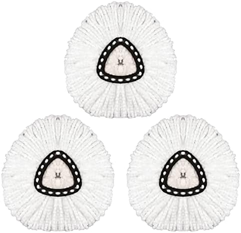 3-Pack DANGSHAN Mop Refill Heads Spin Mop Replacement