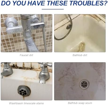 Stubborn Stains Bathroom Foam Cleaner for Toilets and More