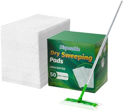 SUZZYVINE Dry Mop Refill Pads 787x1181 50 Count for Swiffer