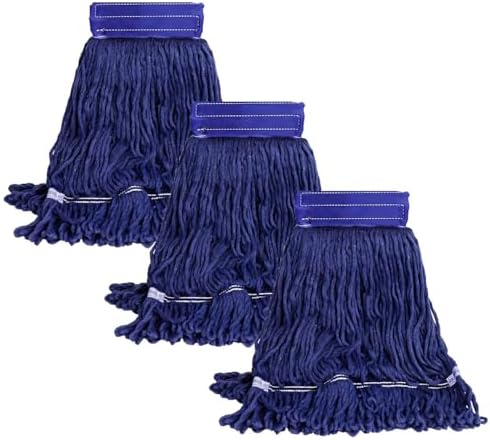 MOPTIMISTIC 24oz Looped Yarn Mop Head Pack of 3 1