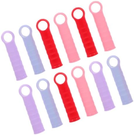 12pcs Plastic Mop Handle End Caps with Ergonomic Grips