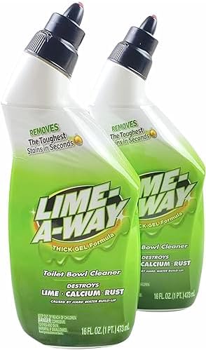 Lime-A-Way Toilet Bowl Cleaner 16oz Pack of 2