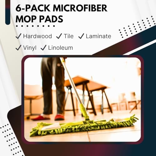 Green Direct Washable Microfiber Mop Head 3 Pack - Yellow 1
