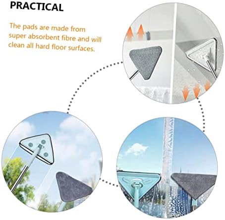 Minkissy 9pcs Triangle Mop Replacement Pads