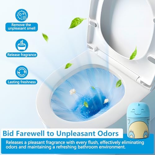 Rilafuvu Dinosaur Toilet Bowl Cleaner Bottle with Ocean Scent 1