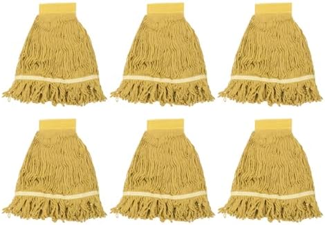 Uxcell 6Pcs Cotton String Mop Head Replacement