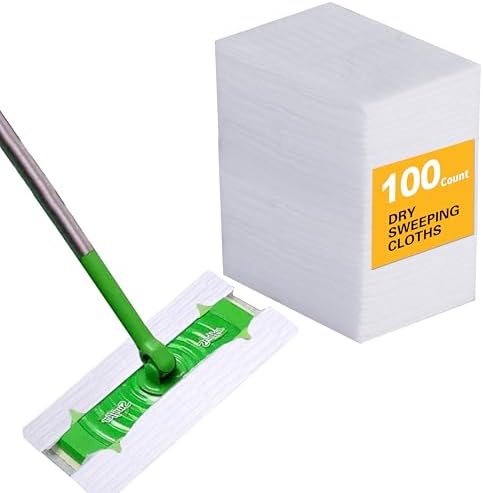 Atecess Dry Sweeping Cloths 100-Pack for Swiffer