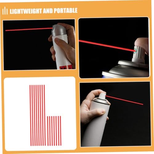 Uonlytech 40Pcs Rust Remover Spray Can Tubes with Long Nozzle Extensions