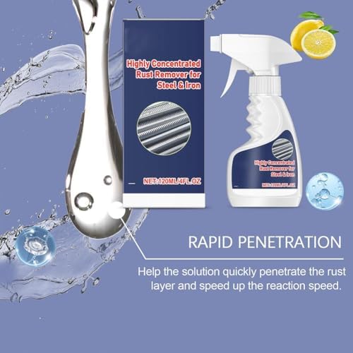 High Efficiency Rust Remover 120ml for Steel and Iron