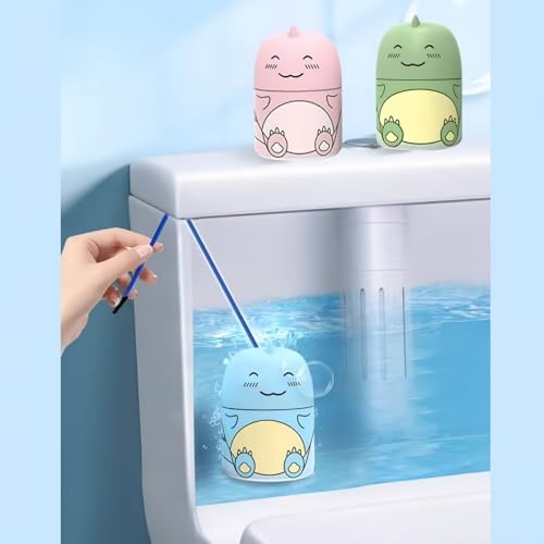 Cute Dinosaur Toilet Cleaner Bottle with Scent