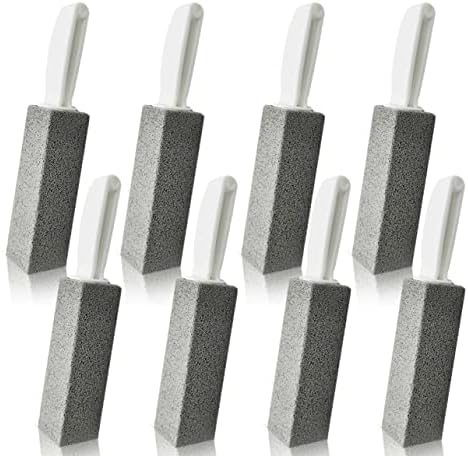 Eksjua 8 Pack Pumice Stone Toilet Cleaner with Handle 1