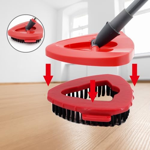 FAMEBIRD 2 Pack Stiff Bristle Scrub Brush Heads