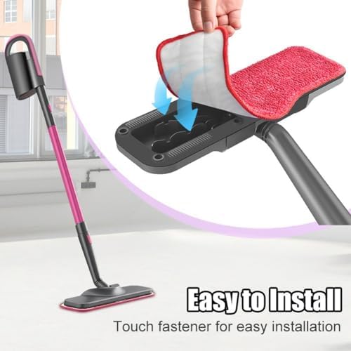 Marebm Vacuum Mop Pads 6 Pack Reusable Microfiber