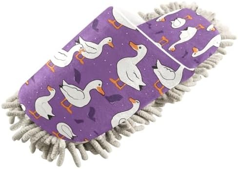 Cute Ducks Mop Slippers - Washable Floor Cleaning Slippers for Men Women