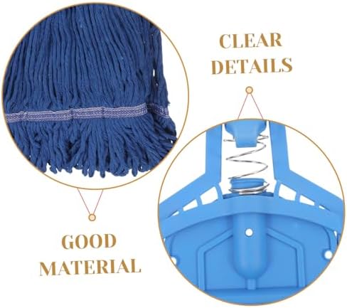 Ipetboom 2pcs Detachable Cotton Mop Head Replacement