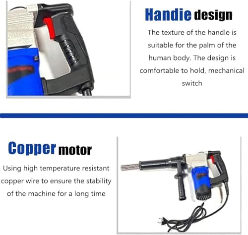 CHRISK 1100W Electric Needle Derusting Cleaner 110v