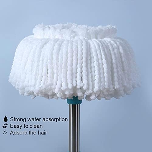 LEIHEFA Microfiber Mop Heads 3 Pack - Universal Fit 360 Rotating Machine Washable