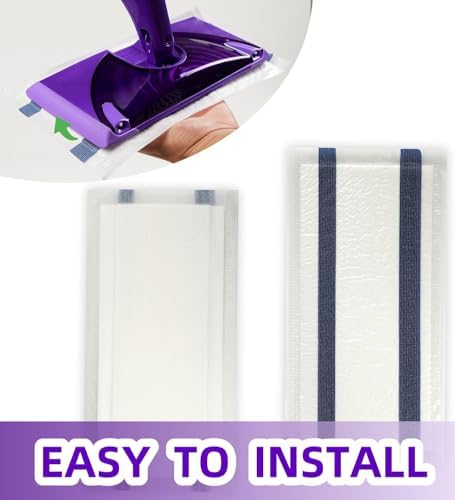 SUZZYVINE Wet Jet Mop Pads Refills 118 x 591 30 Count Multi-Surface