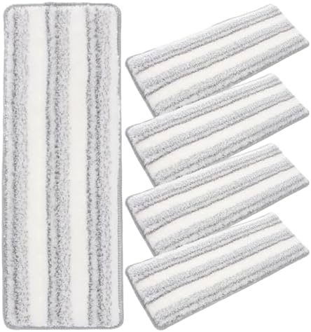 5pcs Self-Adhesive Microfiber Mop Pads Replacement