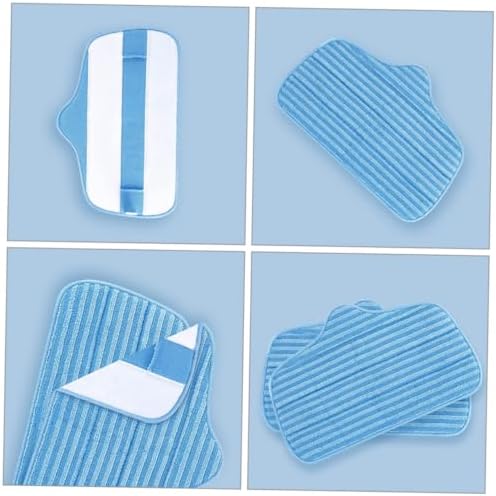 2pcs Reusable Microfiber Mop Pads for Hardwood Floors