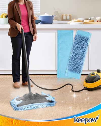 KEEPOW 4 Pack Microfiber Steam Mop Pads for Wagner 905e915e925e
