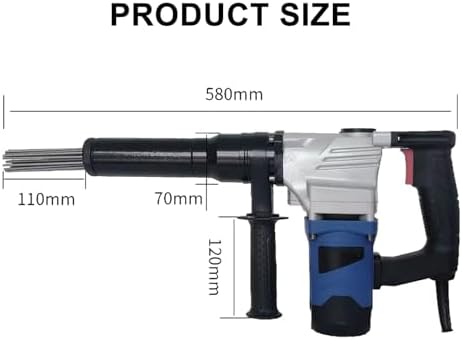 1100W Electric Needle Scaler for Rust and Paint Removal 1