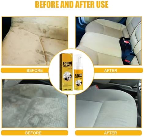 Premium Multi-Purpose Foam Cleaner for Car Steering Wheel and More