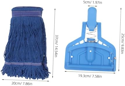Ipetboom 2pcs Detachable Cotton Mop Head Replacement