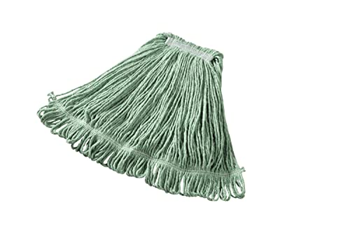 Rubbermaid Commercial Super Stitch Blend Mop Head - Large Green Heavy Duty