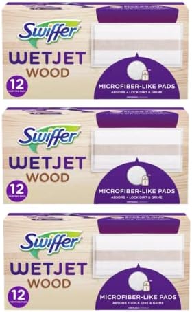 Swiffer WetJet Wood Mopping Pad Refill Pack of 3