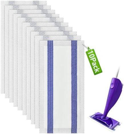 Aiyiried 10 Count Mop Pad Refills for WetJet Swiffer