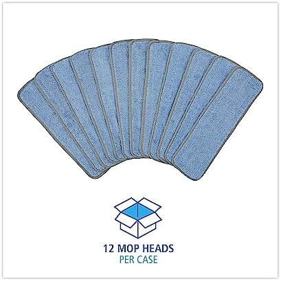 Boardwalk Microfiber Mop Head - Blue 18x5 Dozen