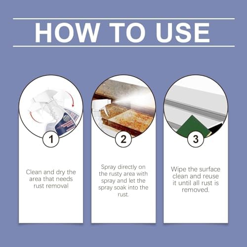 Heavy Duty Rust Remover Spray for Metal Surfaces
