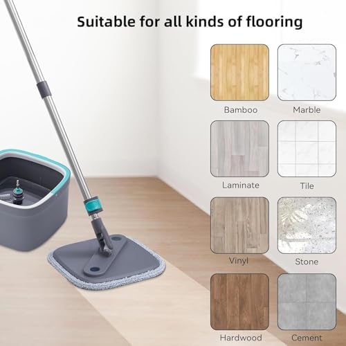 True Tidy 2-Pack 9 Inch Microfiber Mop Pads for SPIN-800