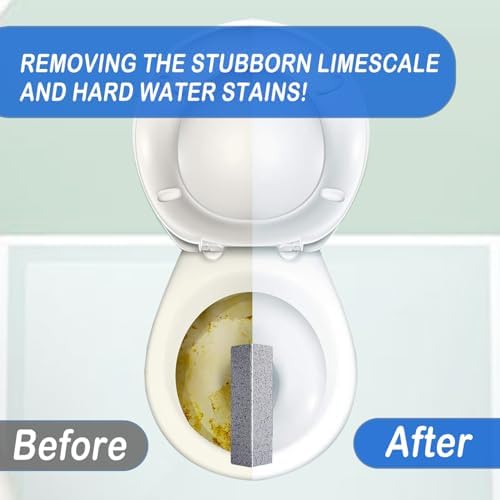 FAZMoss Pumice Stone 6-Pack - Heavy Duty Toilet Kitchen Cleaner