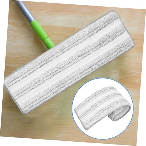 Ipetboom 2pcs Thickened Flat Mop Pads Reusable for Hardwood Tile