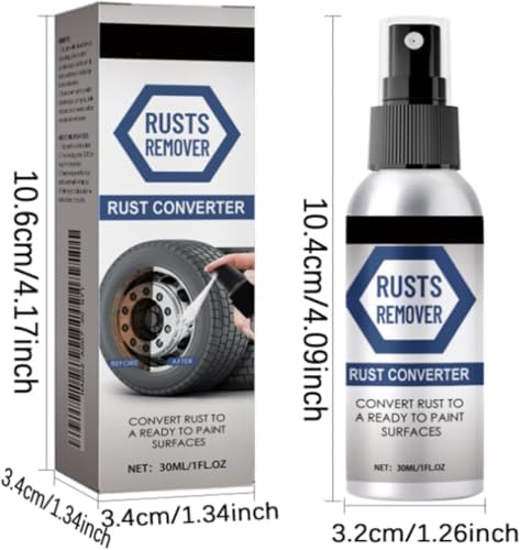 Zimfim Rust Remover Spray - Powerful Rust Oxidation Solver for Metal