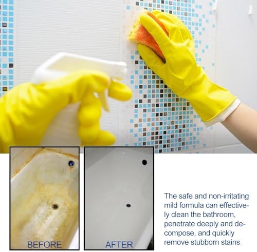 Stubborn Stains Bathroom Foam Cleaner for Toilets and More