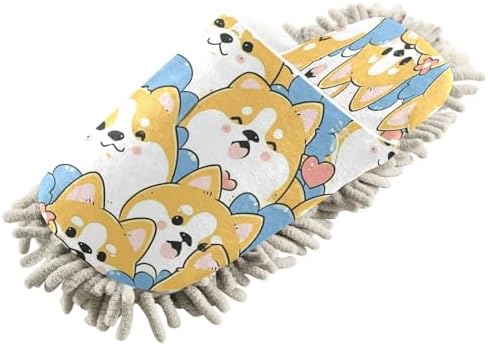Zhirexin Microfiber Mop Slippers for House Cleaning