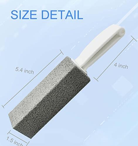 Eksjua 8 Pack Pumice Stone Toilet Cleaner with Handle 1