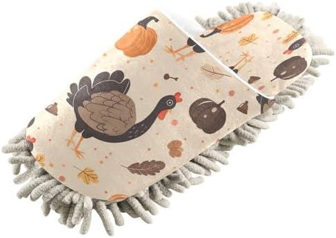 Zhirexin Mop Slippers for Home Cleaning