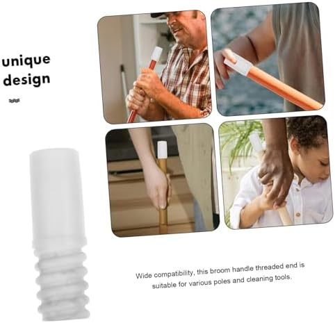 CALLARON Broom Handle Threaded End Replacement 4pcs